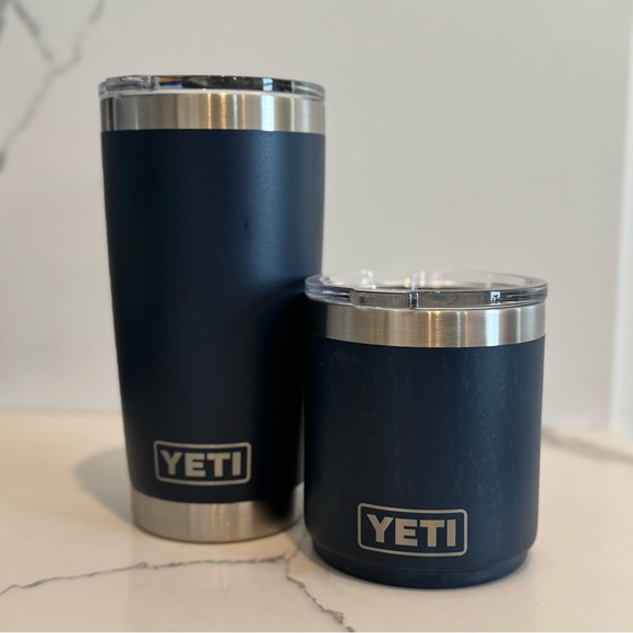Yeti Rambler Tumblers (Set of 2 in Navy Color) - Picture 1 of 3
